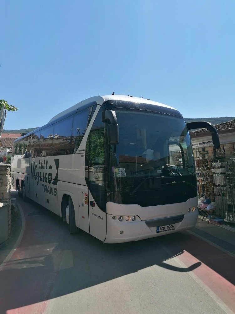 Vojtila Trans autobus při zápůjčce v zahraničí