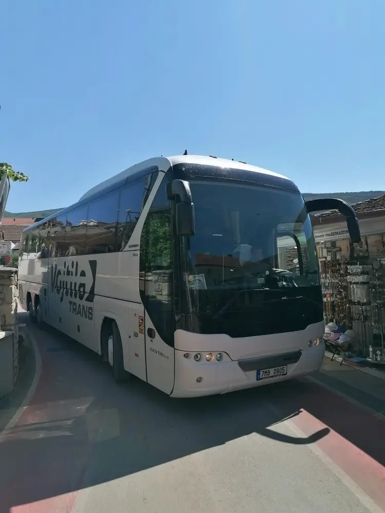 Vojtila Trans autobus při zápůjčce v zahraničí
