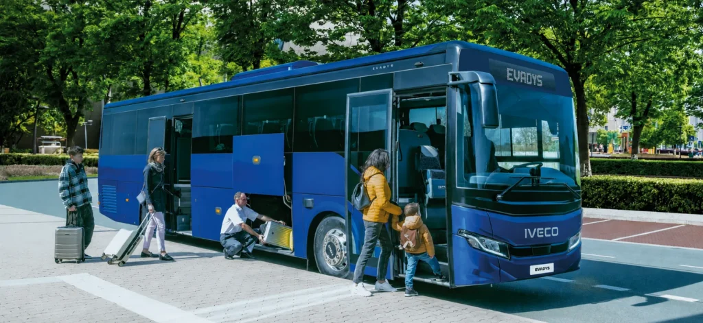 Úložný prostor v Iveco Evadys